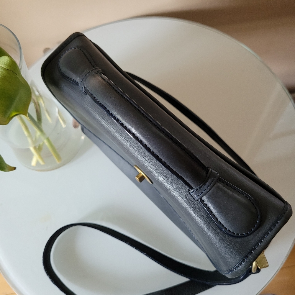 Leather Convertible Top Handle Crossbody Bag - Picture 6 of 15